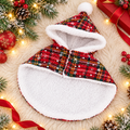 Christmas Plaid Dog Cape